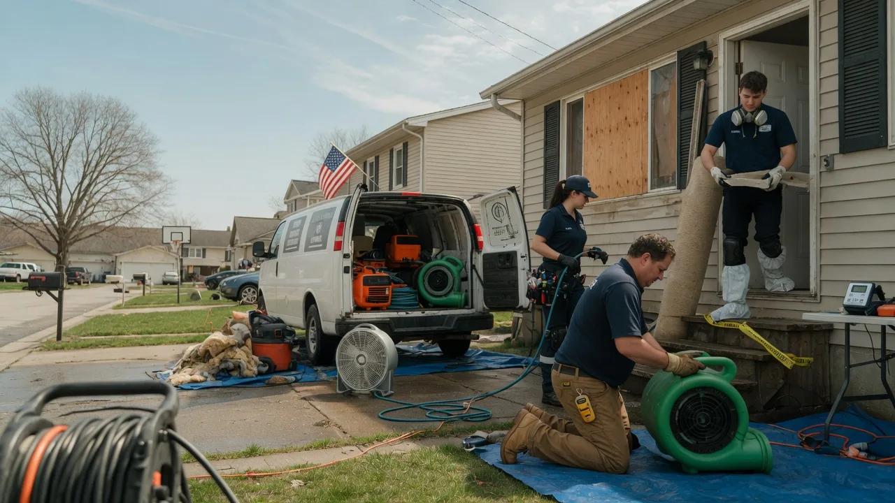 Water Damage Restoration in Harveysburg, OH near me